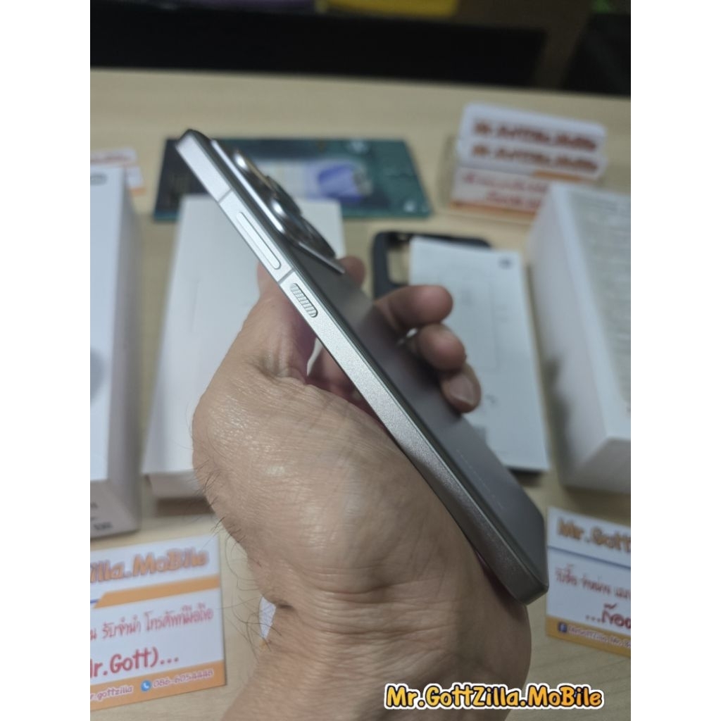 xiaomi mi 14 t pro 5g ram12 ROM 512สีไททันเกรย์ สภาพสวยมือสองประกันยาวถึง 01/04/2027!!!