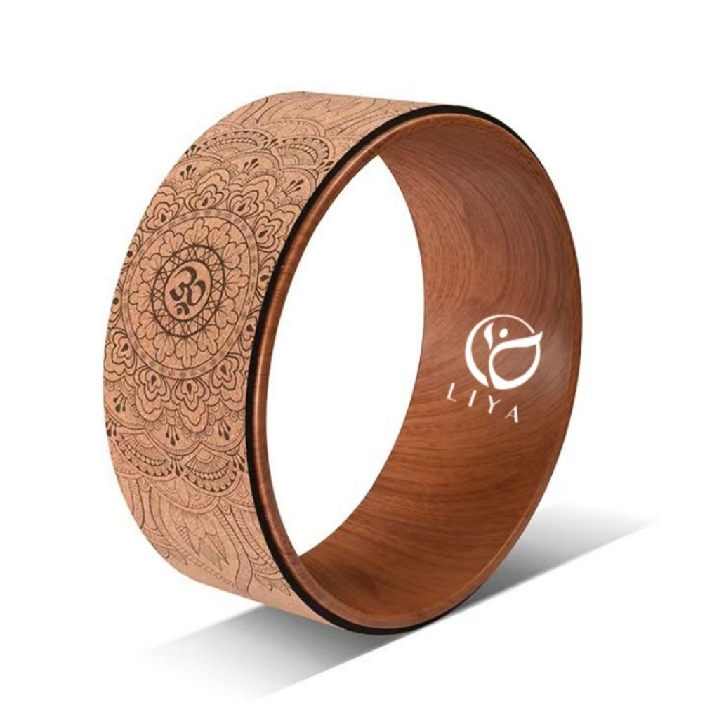 LIYA Yoga Wheel วีลวงล้อโยคะ ยางพาราPU