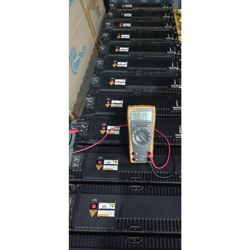 แบตโซล่าเซลล์ huawei 48 โวลต์ 100 แอมป์ รอบชาร์จ หลักหน่วย! รุ่น:ESM-48100B1 ปี2021 SOC100%SOH100%_แ