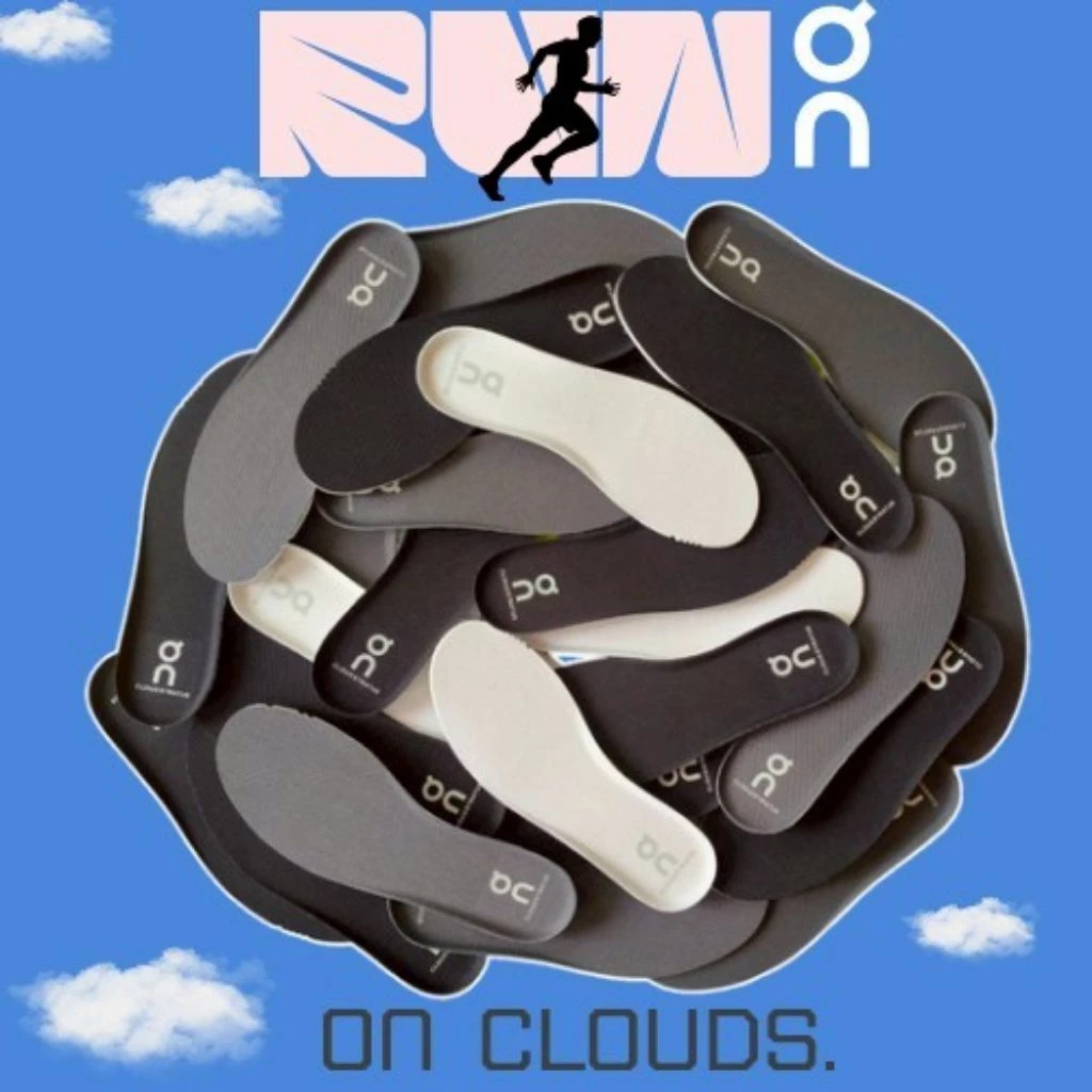 On Cloud Insole ซอฟรองเท้านุ่มอย่างดีแบบยางนุ่ม(ให้ความนุ่มสบายเหมือนเดินบนก้อนเมฆ)