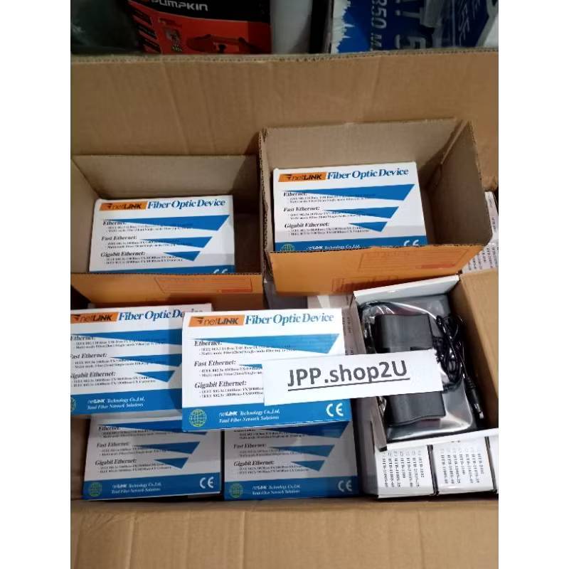 Media Converter Gigabit HTB-GS-03 10/100/1000 มีเดีย คอนเวอเตอร์ (A+B) 20KM/ netlink  1 คู่ A+B ราคา ถูกที่สุด ดีลบีเคเค แกลเลอรีภาพที่ 6