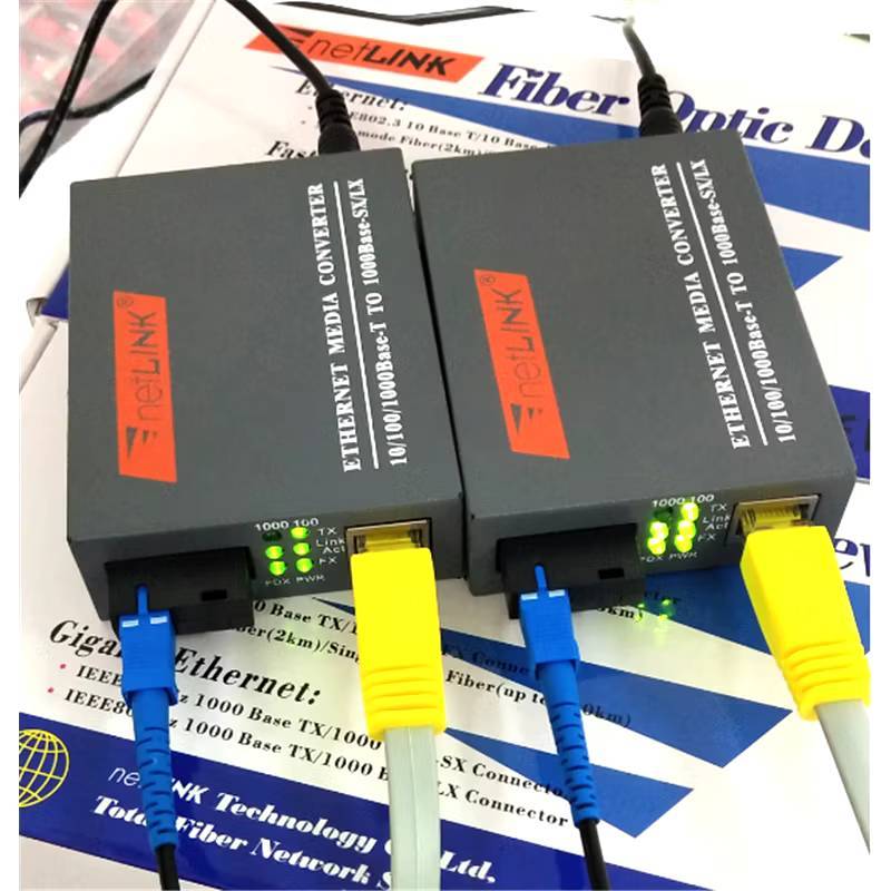 Media Converter Gigabit HTB-GS-03 10/100/1000 มีเดีย คอนเวอเตอร์ (A+B) 20KM/ netlink  1 คู่ A+B ราคา ถูกที่สุด ดีลบีเคเค แกลเลอรีภาพที่ 5