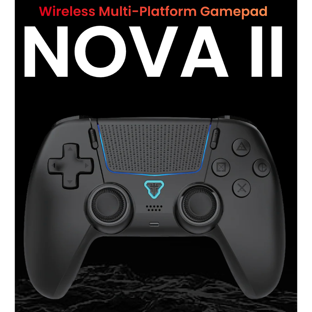 [จอยPS4-PS5-PC-SW1 SW2 แบบ HALL EFFECTรุ่นล่าสุด]FANTECH WGP16 NOVA II (ต่อPS5 เล่นเกมส์เล่นเกมล์ PS