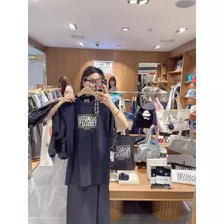 เสื้อยืด MARITHE Francois Girbaud แท้ W Classic Logo Tee T Shirt