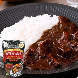 เอบาระ เครื่องแกงกะหรี่สำเร็จรูปชนิดเกล็ด รสเผ็ดเข้มข้น ขนาด 180 กรัม - Yokohama Hakuraitei Curry Flakes (Black Hot)