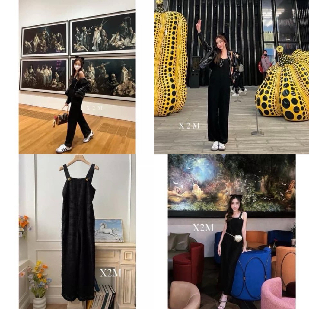 จั๊มสูทขายาว ป้ายX2 Market ไซส์L