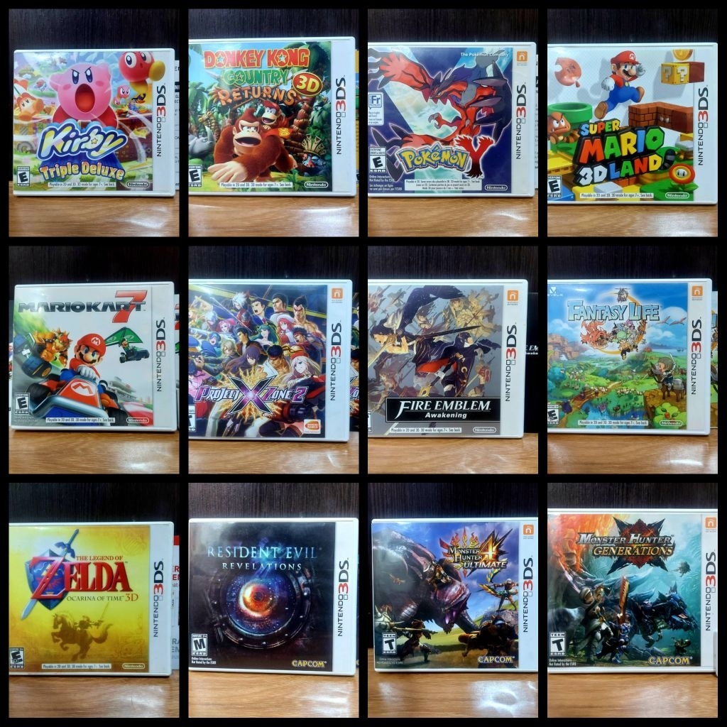 รวมแผ่นเกมส์ Nintendo 3DS โซนUS มือ2