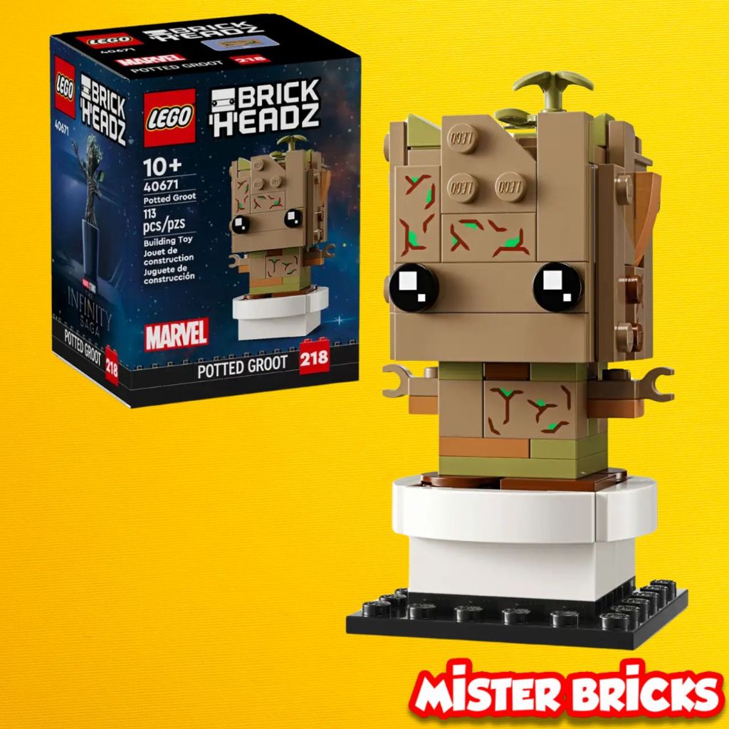 LEGO® BrickHeadz™ Marvel Baby Groot (40671) - Guardians of the Galaxy Collectible Set