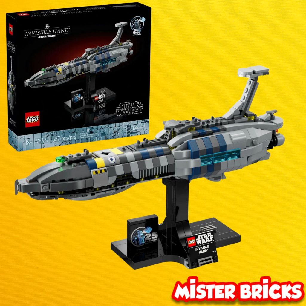 LEGO® 75377 Star Wars™ The Invisible Hand – Buildable Display Model for Adults