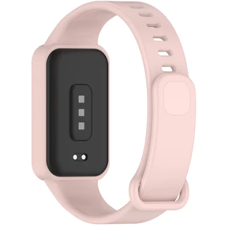 สายรัดข้อมือซิลิโคนสำหรับ Redmi Band 3 / Xiaomi Smart Band 9 Active สายรัดข้อมือแฟชั่นสำหรับออกกำลังกาย กันน้ำ