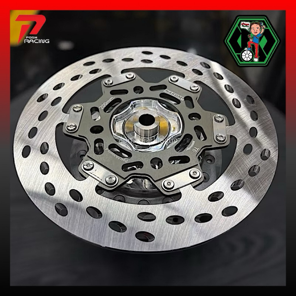 จานน้าคม 190mm. - 200mm. - 220mm. #แท้ สำหรับ wave - msx - mio - Nouvo  ✅งานสวย ✅แข็งแรง ✅สินค้ามีประกัน