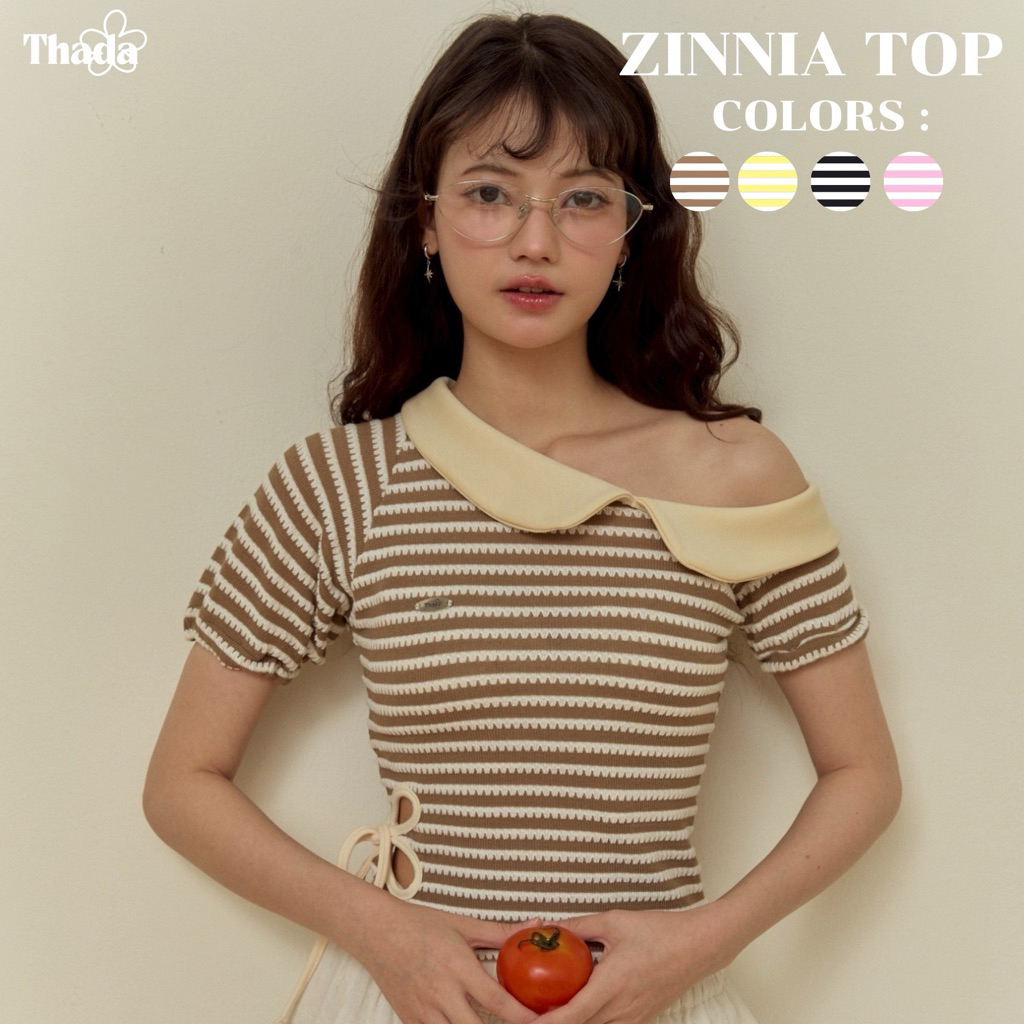 THADA.CO | “ZINNIA TOP“ CROCHET KNITTING