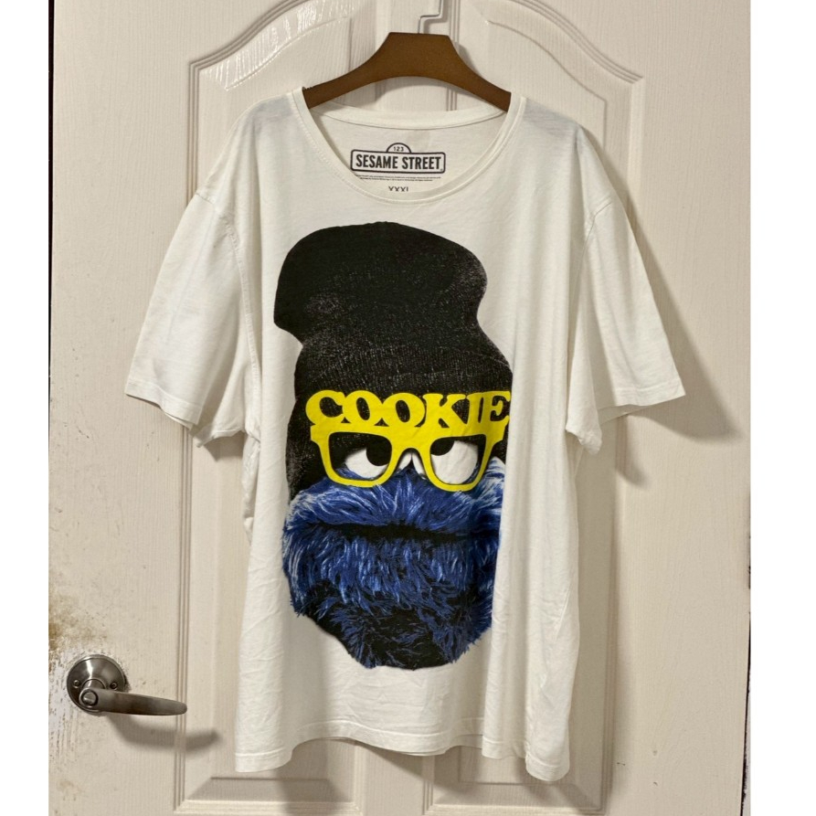เสื้อยืดsesame street #เสื้อยืดมือสอง