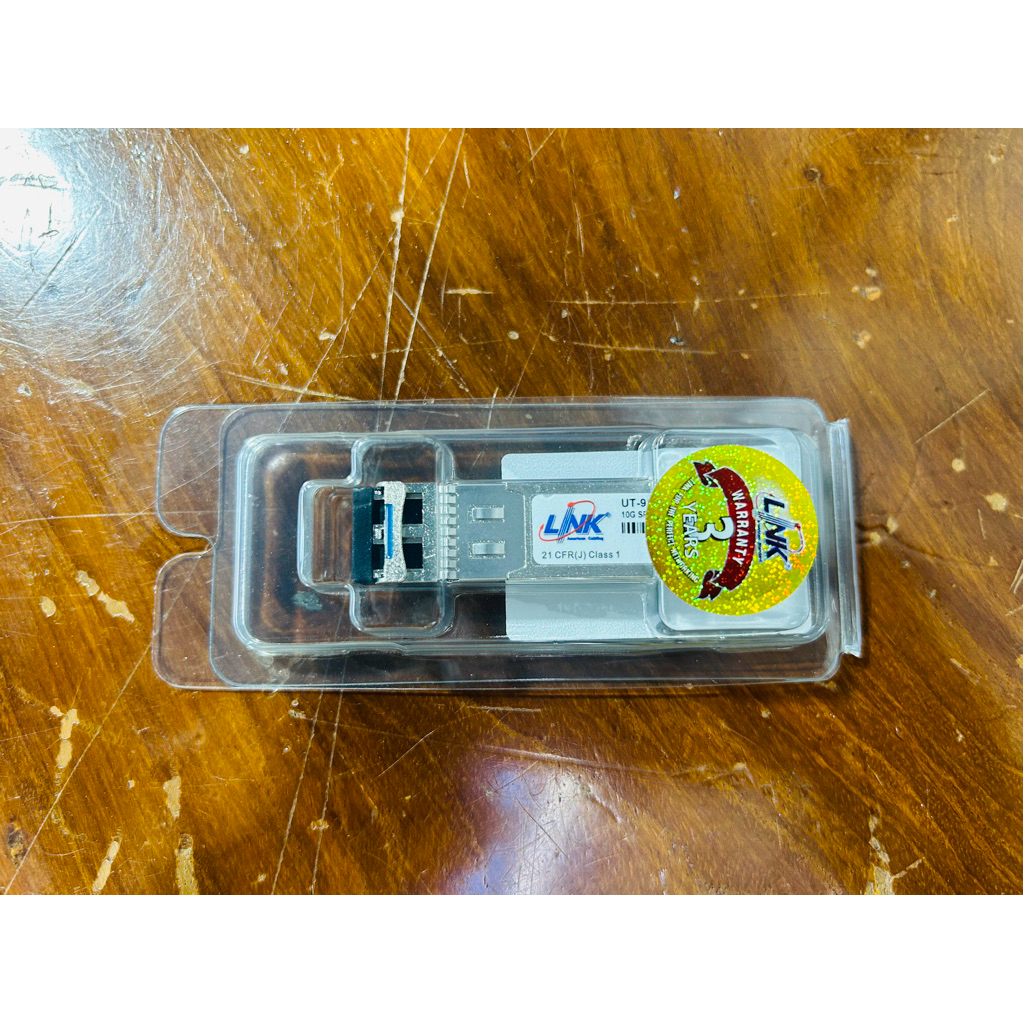 UT-910G-LC10 10G SFP+ LR SMF 1310nm 10 km. LC LINK-CISCO มินิจีบิค ซิงเกิ้ลโหมด 10กิก ออกใบกำกับภาษี