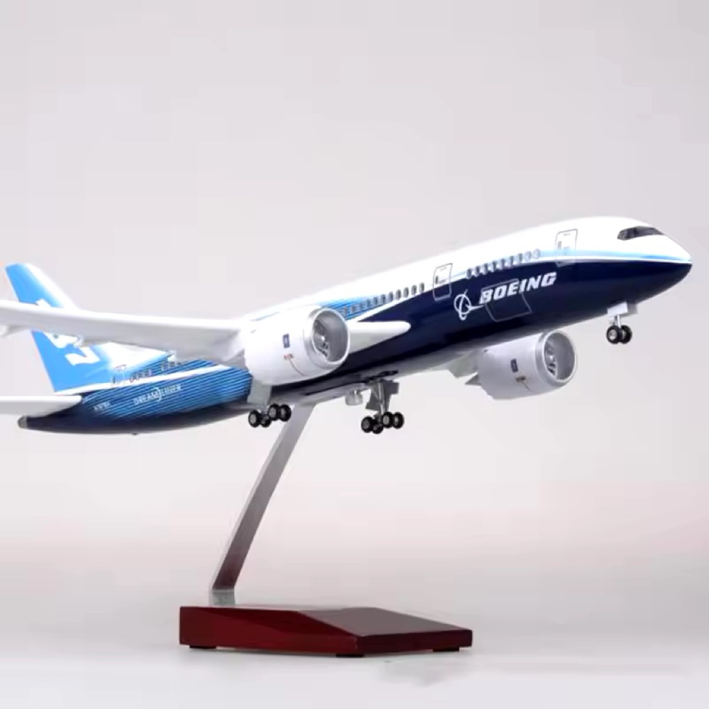 โมเดลเครื่องบินเหล็ก ขนาด 1:160 โบอิ้ง B787 (Boeing B787）