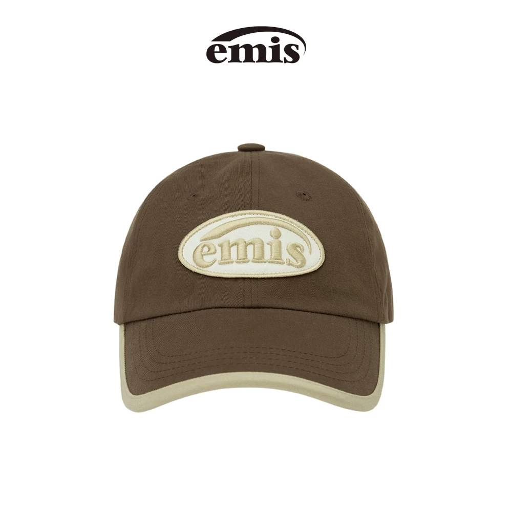 EMIS - BEIGE TRIMMING BALL CAP (BLACK , BROWN ,CREAM , GREY, GREEN , PINK, RED)