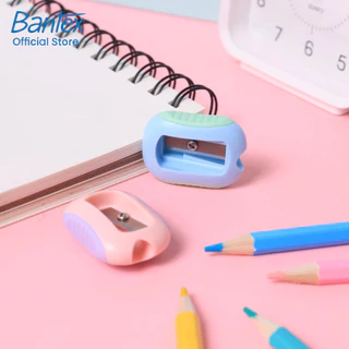 Bantex กบเหลาดินสอ กบเหลาสุ่มสี 1 ชิ้น กบเหลาดินสออันเล็ก ใบมีดคม ขนาดเล็ก น่ารัก Sharpener