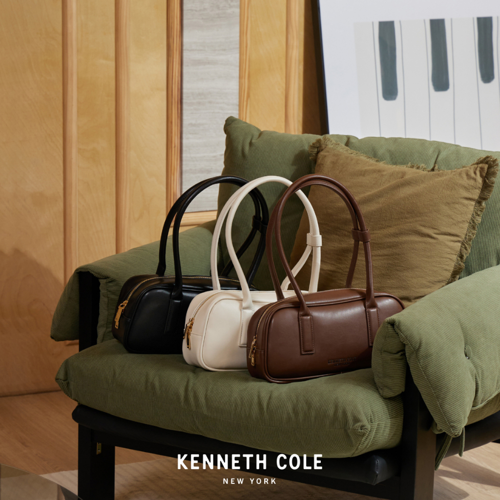 KENNETH COLE حقيبة بوسطن نسائية — أسود — صورة 8