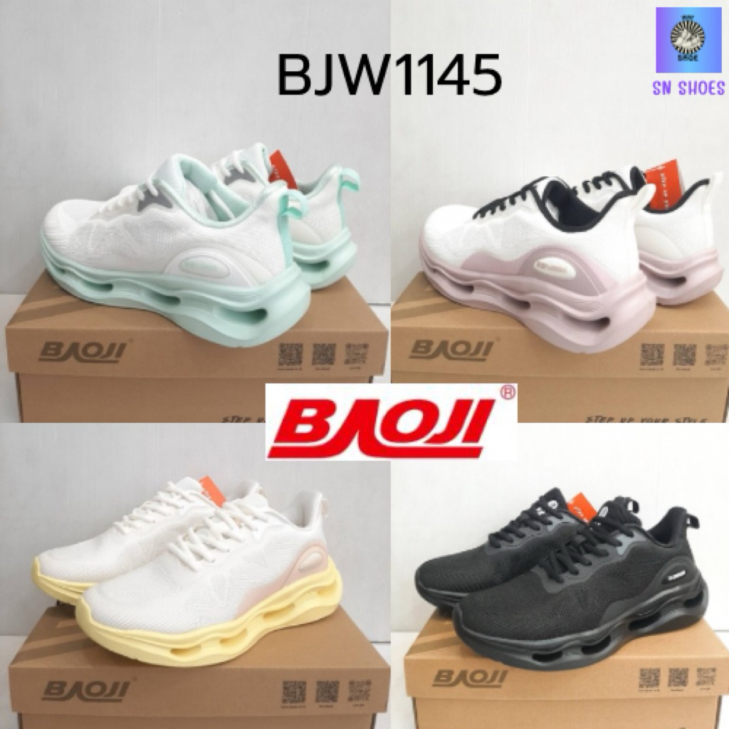 รองเท้าผ้าใบผู้หญิง Baoji แท้ (สินค้ามาใหม่) รุ่น BJW1145 มีไซส์ 37-41