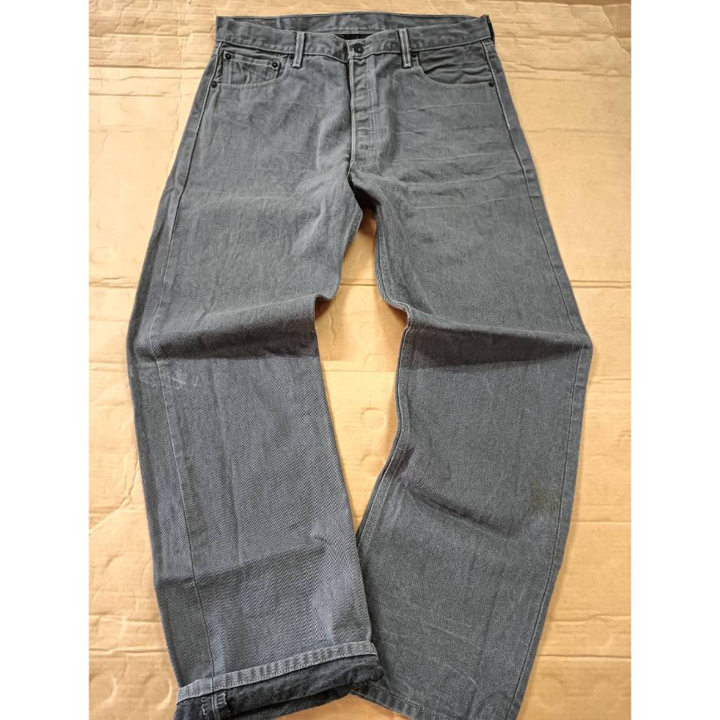 กางเกงยีนส์ 501 สีเทา 100% COTTON W38 x L34 ตามป้าย