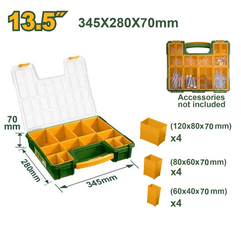 JADEVER กล่องพลาสติก อเนกประสงค์ ขนาด 13.5 นิ้ว / 16.5 นิ้ว รุ่น JDTB1311 / JDTB1322 / JDTB1611 / JD