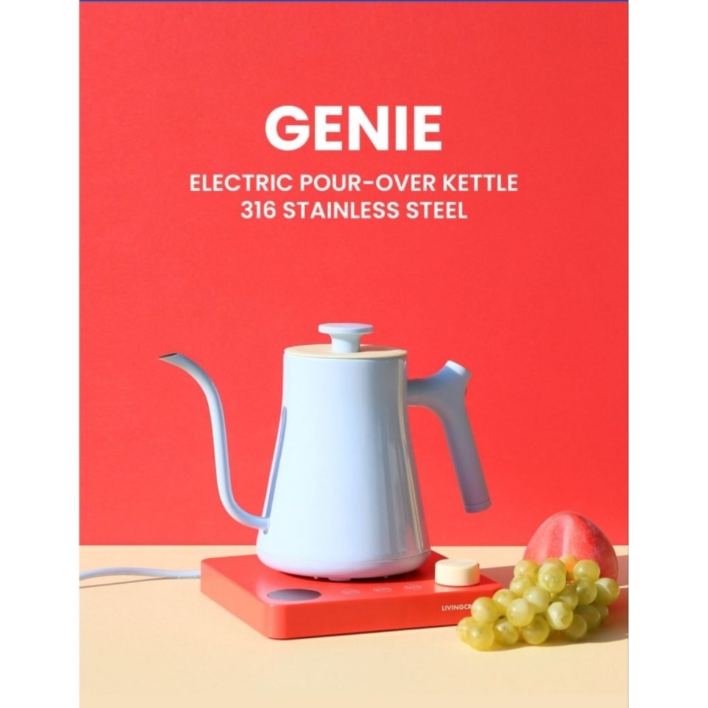 [🚀🚀พร้อมส่งในไทย🚀🚀] กาน้ำไฟฟ้าสุดคิ้วท์: Genie Electrical Pot แบรนด์เกาหลี LIVING CREATOR