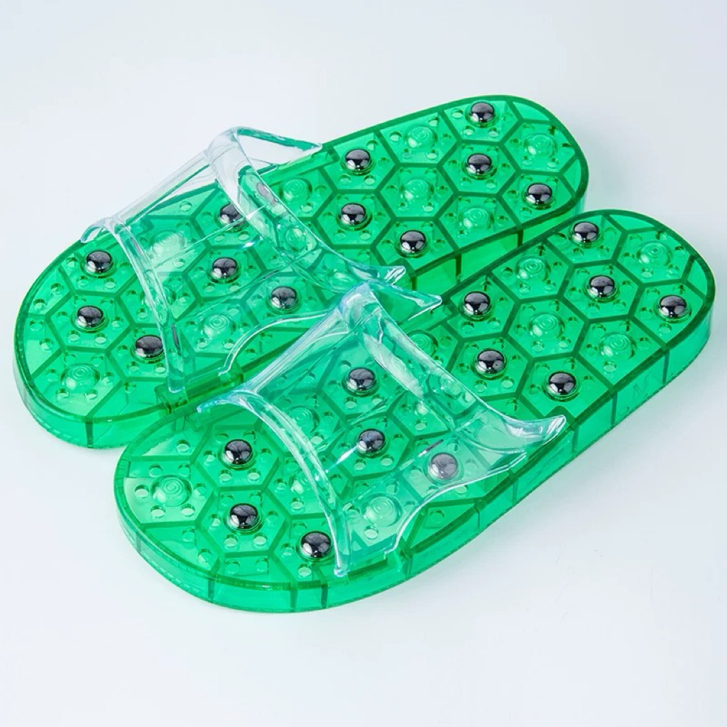 รองเท้าแตะนวดเท้าแบบแม่เหล็กเพื่อสุขภาพในบ้านและในบ้านรองเท้าแตะอาบน้ำแบบกลวง(9335 Upgraded version)