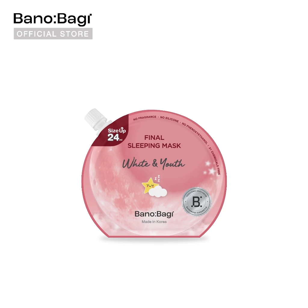 BANOBAGI Final Sleeping Mask - Whitening Plus บาโนบากิ สลีปปิ้งมาสก์ 4 สูตร thumbnail 6