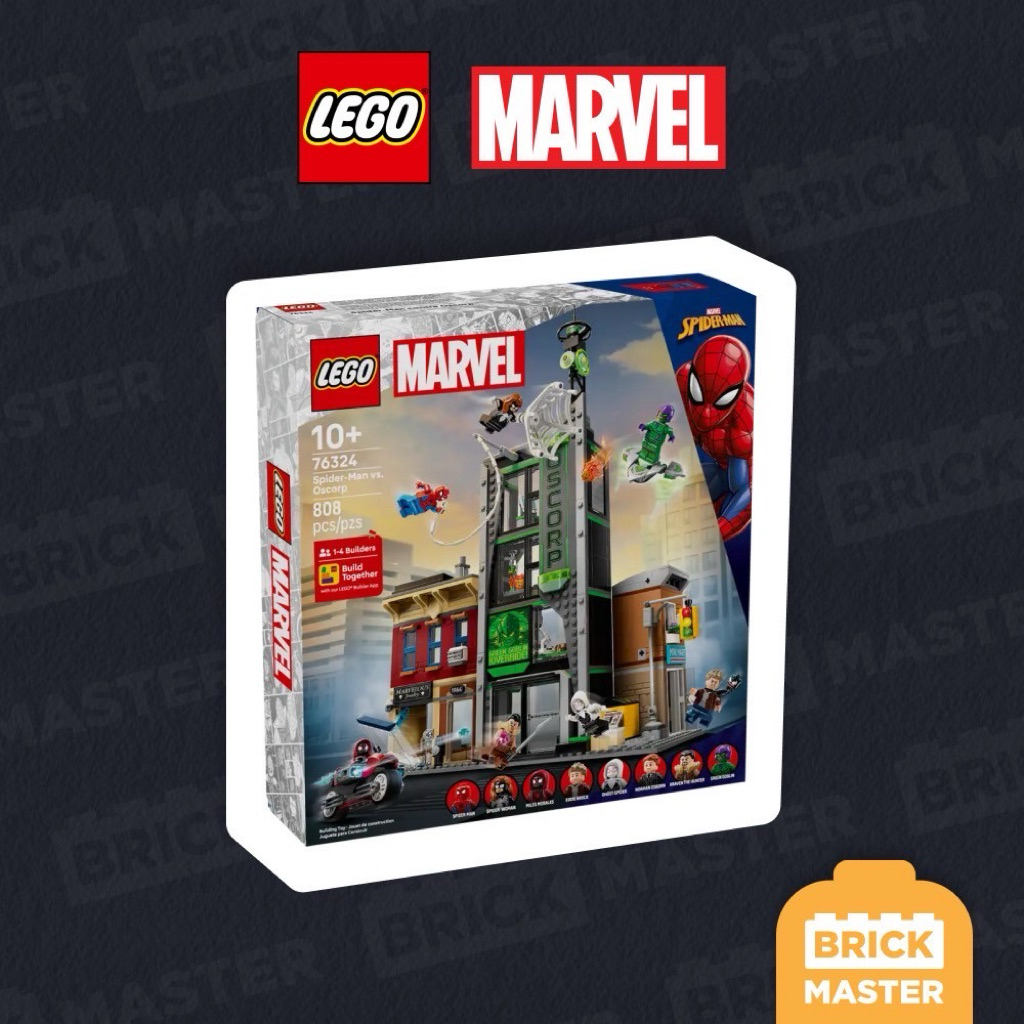 LEGO MARVEL 76324 : Spider-Man vs. Oscorp (เลโก้แท้ สไปเดอร์แมน)