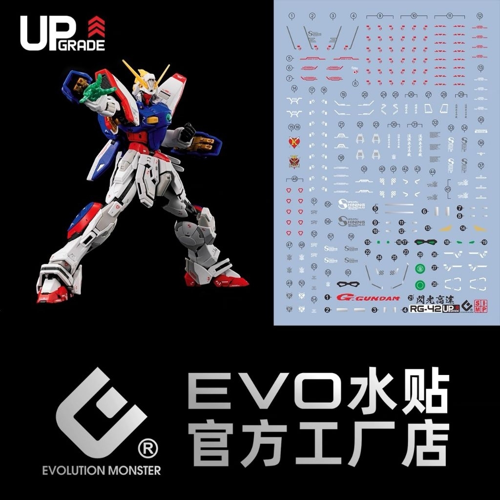 RG Shining Gundam EVO Decal