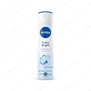 Nivea Extra Bright Spray นีเวีย เอ็กซ์ตร้า ไบรท์ สเปรย์ ระงับกลิ่นกาย 150ml