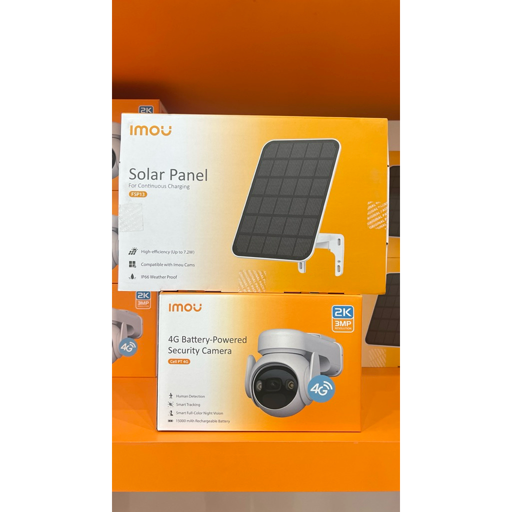 กล้องวงจรปิด Cell PT 4G + Solar Panel