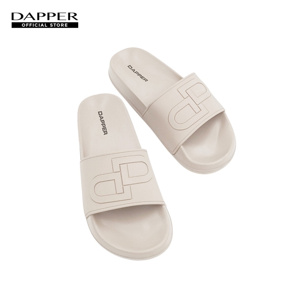 DAPPER รองเท้าแตะ DP Icon Embossed Pool Slide Sandals สีขาว (HSP/IV/1683SL)