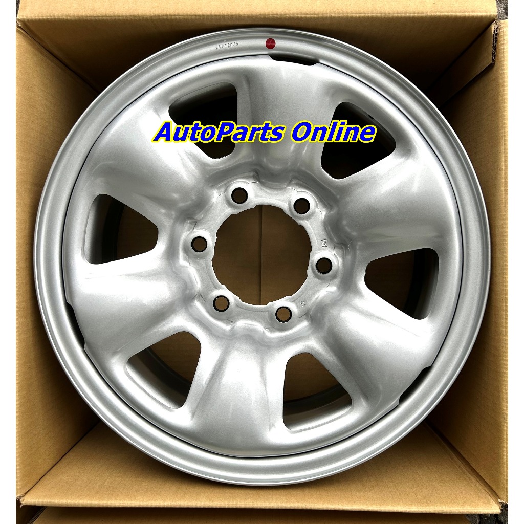 กระทะล้อ ขนาด16x7 OFF30 6รู 139.7 อะไหล่แท้ TOYOTA รุ่นรถ Vigo รุ่นปี 2005 ***กรุณาแยกสั่ง Order ล่ะ
