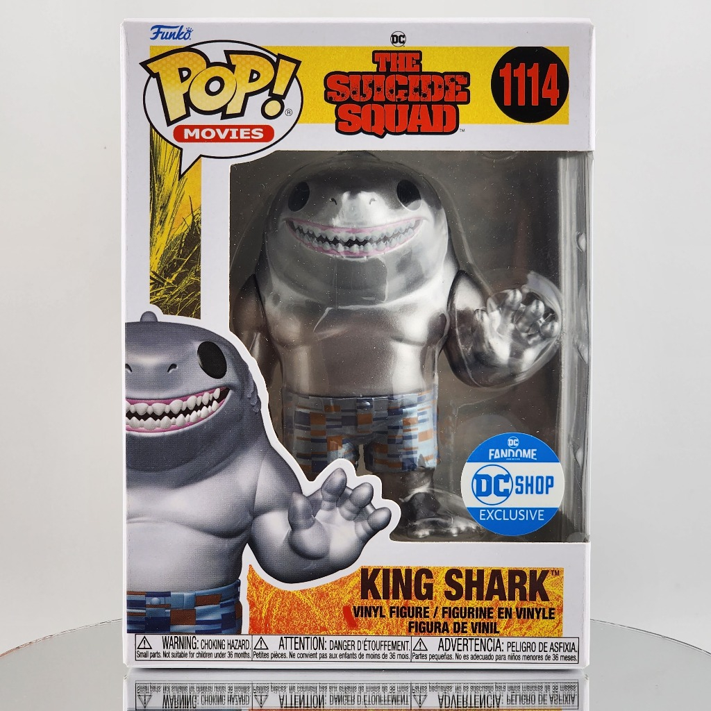 Funko Pop! DC The Suicide Squad - King Shark [สีเมทัลลิก] DC Shop Exclusive 1114