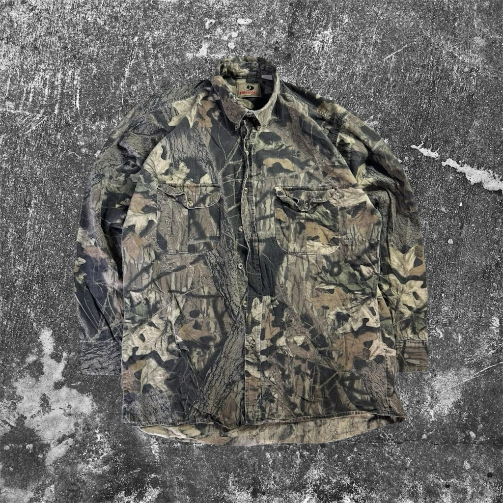 เสื้อเชิ้ต MOSSY OAK LONG SLEEVE USA.