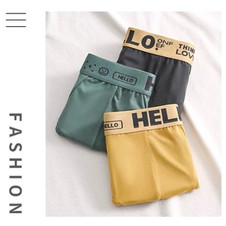 ซื้อ 1 ได้ 5ตัว กางเกงในชาย L-4XL ขาเว้า เนื้อผ้านิ่ม สวมใส่สบาย ระบายอากาศได้ดี (กกน.)