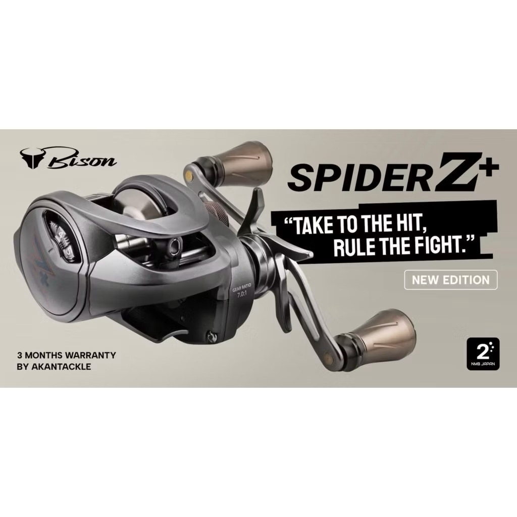 {พร้อมส่ง} BISON SPIDER Z+ รอกเบทหยดน้ำตัวใหม่ล่าสุด 2025 ใหม่ล่าสุด