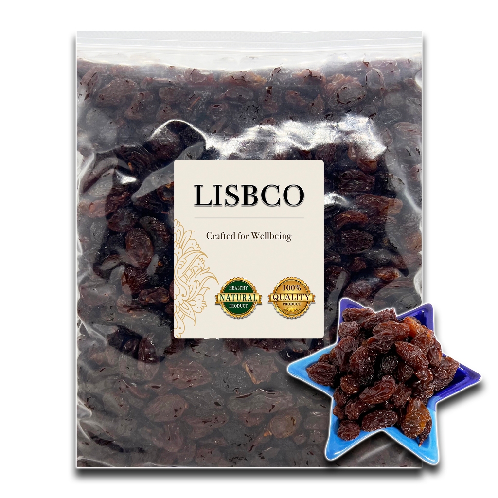 ลูกเกดดำ 500 กรัม ลูกเกดสีดำ พร้อมทาน Black Raisins 500 g. เกรด AA+ สินค้านำเข้า