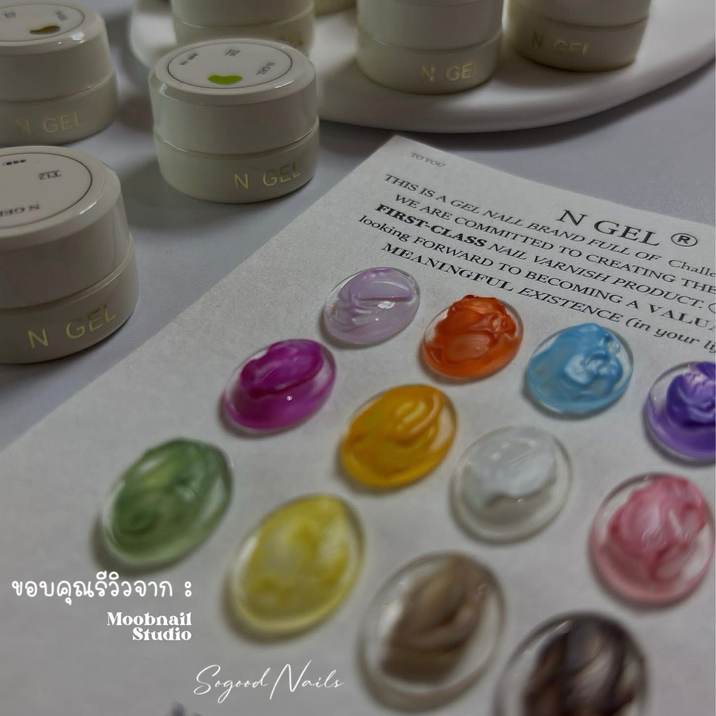 พร้อมส่ง ✨🦩 N GEL texture colors set of 12
