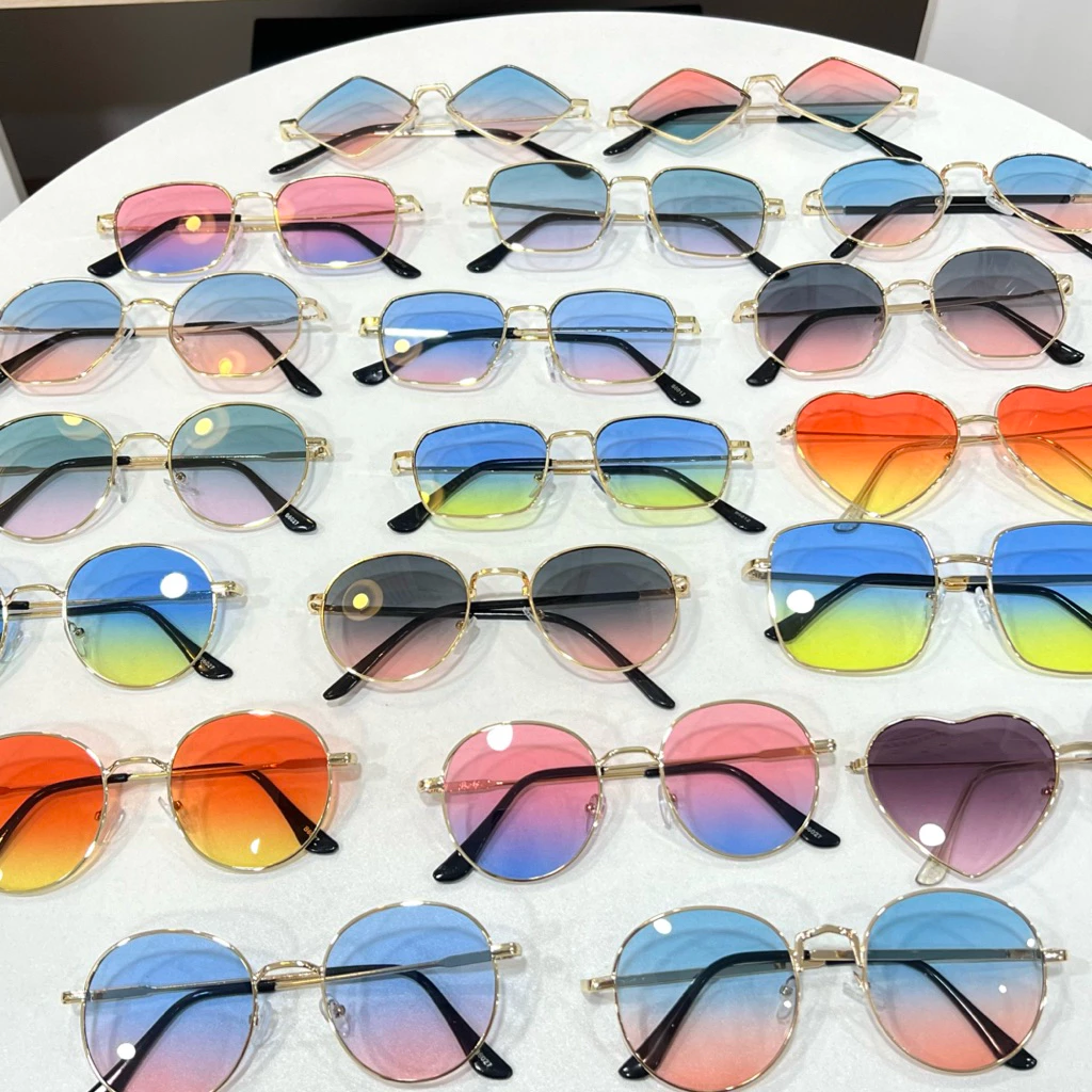 ส่งไว🇹🇭 แว่นตาแฟชั่น 🌈รวมแว่นเลนส์ทูโทน🌈แว่นแนวสดใส CODพร้อมส่ง