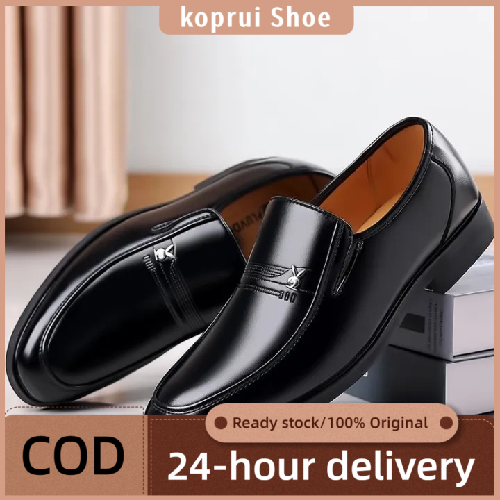 รองเท้าหนัง รองเท้าผู้ชาย รองเท้าทพงาน วัวแท้ แบบเป็นทางการ นักธุรกิจ