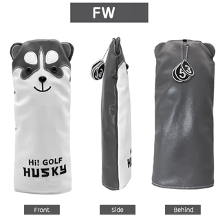 ปลอกหุ้มหัวไม้กอล์ฟ ลายหมาฮัสกี้ แบบ 1 ชิ้น (CVH001) Golf Head Cover Husky 1 pcs.