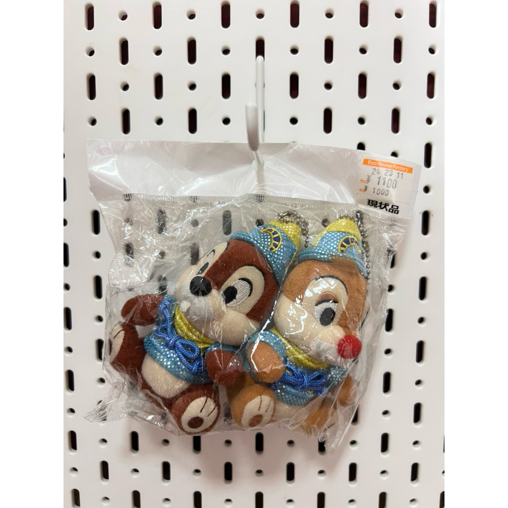 พวงกุญแจตุ๊กตาชิพ Chip 'n' Dale จากดิสนี่ย์ disney  ลิขสิทธิ์แท้มือสองจากญี่ปุ่น🇯🇵