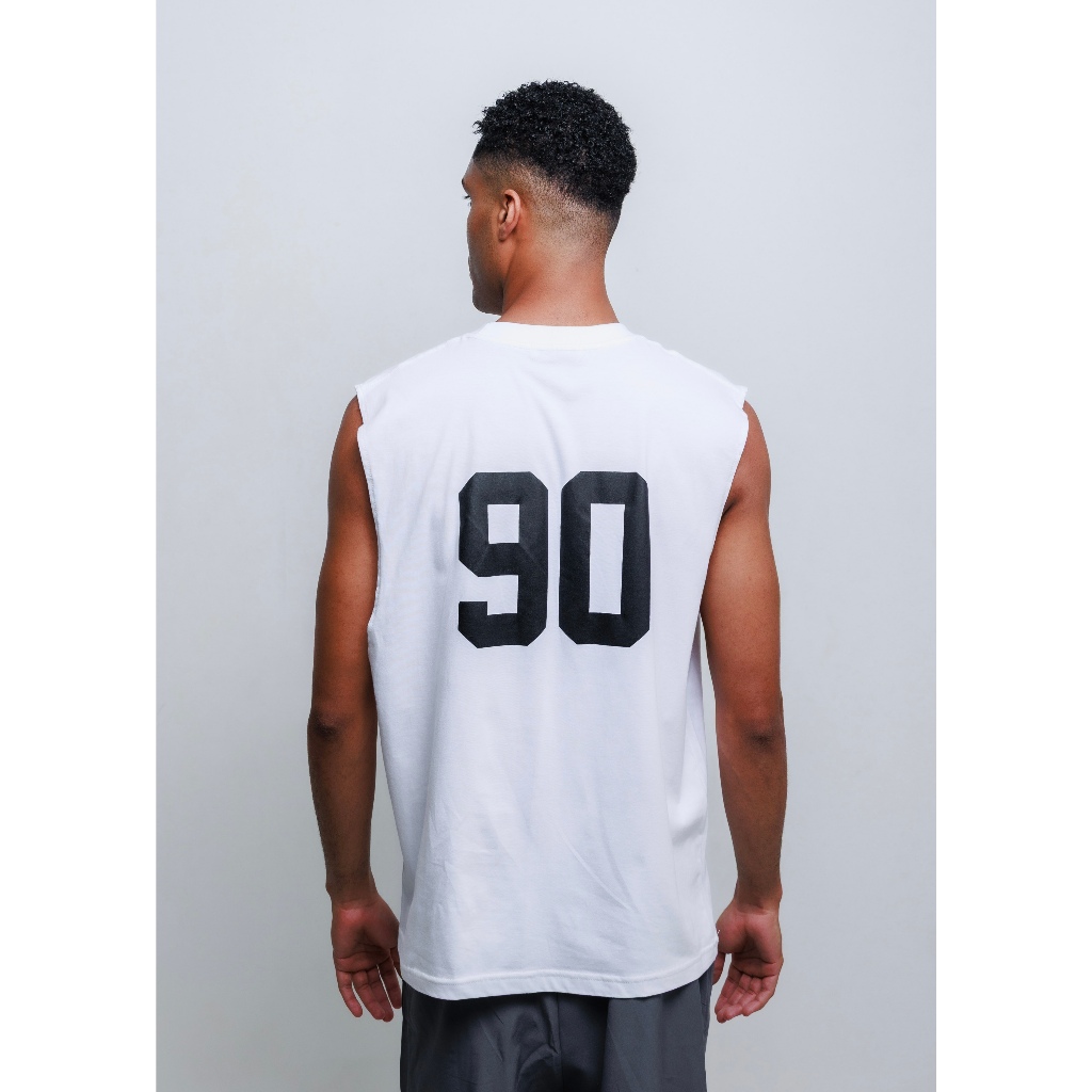 90s เสื้อกล้ามแขนกุดผู้ชายออกกำลังกาย แบรนด์Gain365