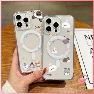 FOR เข้ากันได้สำหรับ ป้องกันการตก ใช้กับ iPhone 17 11 13 14plus 15PROmax XR 12 13pro 7P เคสโทรศัพท์แบบแม่เหล็ก