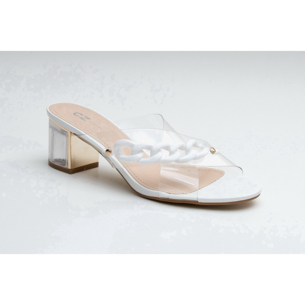 รองเท้าแฟชั่น สีขาว CRAZY & CRAZY 55-013