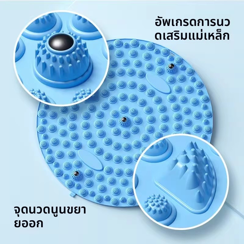 🦶แผ่นบอร์ดนวดกดจุดเท้า🦶แผ่นนวดเท้า ที่นวดฝ่าเท้า กลม เข็มขัดนวดเท้า การบําบัดด้วยแม่เหล็ก Foot massage cushion - รูปที่ 3