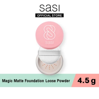 [ใหม่] sasi เมจิก แมท ฟาวน์เดชั่น ลูส พาวเดอร์ Magic Matte Foundation Loose Powder 4.5g