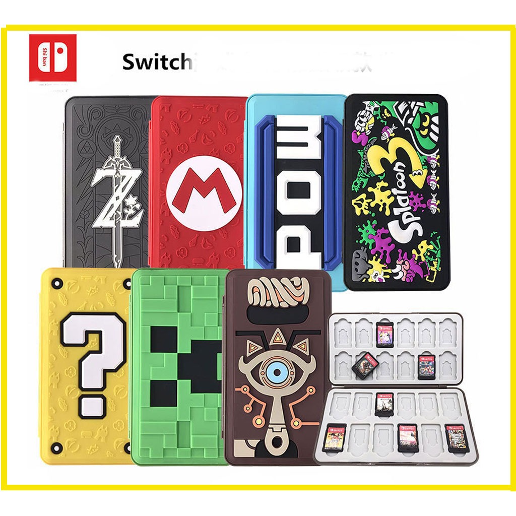 เคสตลับเก็บเกม Nintendoswitch Premium Game  Case Card Storage Box กล่องเก็บ ใส่ได้ 24 เกม Nintendosw